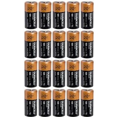 BVBA Duracel Set 20 Baterías Litio CR123A / CR17345 Original Duracel BVBA Duracel Set 20 Baterías Litio CR123A / CR17345 Original Duracel
