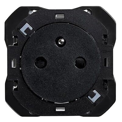 Simon Base de Enchufe, Toma Francesa, Serie 270, Enchufe de Empotrar para Pared, 16A y 250V, Sistema Clean Apto para Interiores (IP20), Fácil de Instalar, Color Negro () Simon Base de Enchufe, Toma Francesa, Serie 270, Enchufe de Empotrar para Pared, 16A y 250V, Sistema Clean Apto para Interiores (IP20), Fácil de Instalar, Color Negro ()