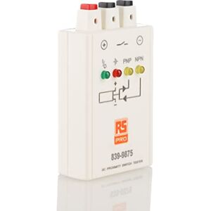 RS PRO Detector de sensor para 8 Vdc / 35 mA pruebas de interruptores de proximidad RS PRO Detector de sensor para 8 Vdc / 35 mA pruebas de interruptores de proximidad