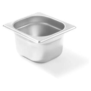 HENDI Recipiente Gastronorm GN 1/6, Budget Line, resistencia térmica -40 °C a 250 °C, apto para horno y baño maría, 3,4L, 176x162x(H) 200mm, acero inoxidable HENDI Recipiente Gastronorm GN 1/6, Budget Line, resistencia térmica -40 °C a 250 °C, apto para horno y baño maría, 3,4L, 176x162x(H) 200mm, acero inoxidable