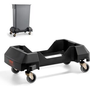 VEVOR Plataforma Rodante para Contenedores de Basura, Base Rodante Delgada para Contenedores de Basura con 4 Ruedas Bloqueables, Capacidad de Peso de 90,1 kg, Carrito Rodante Multiuso, Negro VEVOR Plataforma Rodante para Contenedores de Basura, Base Rodante Delgada para Contenedores de Basura con 4 Ruedas Bloqueables, Capacidad de Peso de 90,1 kg, Carrito Rodante Multiuso, Negro