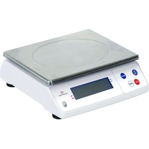 Louis Tellier Balanza Electrónica Profesional 12kg IP53 Precisión 1 g Bandeja Extraíble de Acero Inoxidable Cocina Panadería 29,8 x 23,6 cm Louis Tellier Balanza Electrónica Profesional 12kg IP53 Precisión 1 g Bandeja Extraíble de Acero Inoxidable Cocina Panadería 29,8 x 23,6 cm