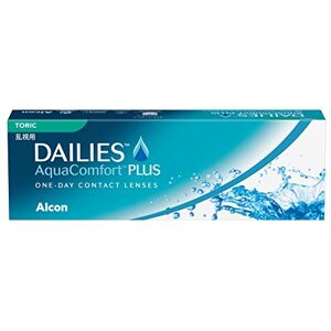 Alcon Dailies AquaComfort Plus Toric lentes de contacto diarias 30 lentes R 8.8 mm D 14.4 mm cilindro -00.75 eje 180 -08.00 dioptrías Alcon Dailies AquaComfort Plus Toric lentes de contacto diarias 30 lentes R 8.8 mm D 14.4 mm cilindro -00.75 eje 180 -08.00 dioptrías