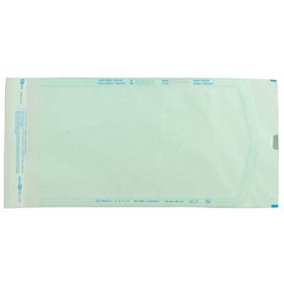 GIMA Eline-Bolsas Autoadhesivas para Esterilización por Vapor o ETO, en Papel y Film Médico, Tira Adhesiva Doble Cara y pliegue de cierre, Dimensiones Externas/Internas mm: 90x165/68x150, 2400 uds (12x200) GIMA Eline-Bolsas Autoadhesivas para Esterilización por Vapor o ETO, en Papel y Film Médico, Tira Adhesiva Doble Cara y pliegue de cierre, Dimensiones Externas/Internas mm: 90x165/68x150, 2400 uds (12x200)