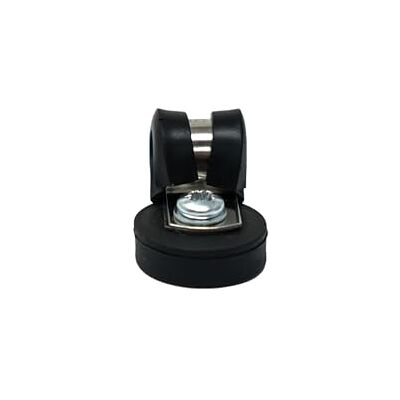 first4magnets Imán de sujeción de cable recubierto de goma de 22 mm de diámetro x 6 mm de alto con abrazadera de goma de 8 mm (negro) – 4,3 kg de tracción (paquete de 10) first4magnets Imán de sujeción de cable recubierto de goma de 22 mm de diámetro x 6 mm de alto con abrazadera de goma de 8 mm (negro) – 4,3 kg de tracción (paquete de 10)