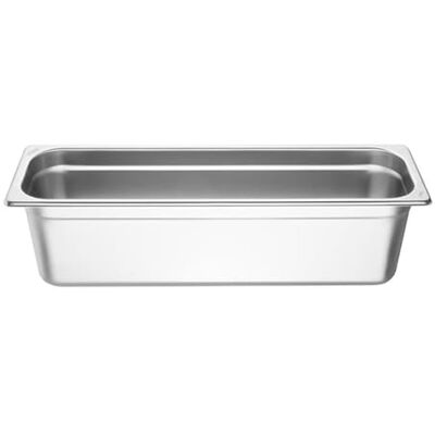 VOGUE Bandeja Gastronorm de acero inoxidable, GN 2/4 150 mm VOGUE Bandeja Gastronorm de acero inoxidable, GN 2/4 150 mm