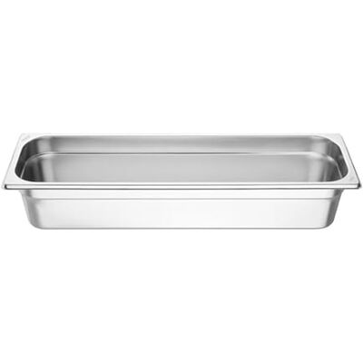 VOGUE Bandeja Gastronorm de acero inoxidable, GN 2/4 100 mm VOGUE Bandeja Gastronorm de acero inoxidable, GN 2/4 100 mm