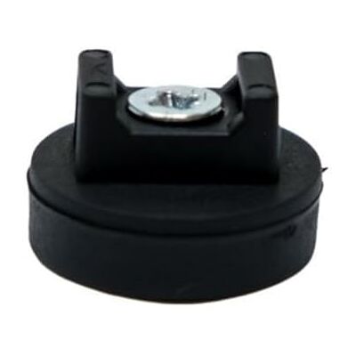 first4magnets Imán de sujeción de cables recubierto de goma de 22 mm de diámetro x 6 mm de alto con agujero de 4 mm (negro) – 4,3 kg de fuerza (paquete de 10) first4magnets Imán de sujeción de cables recubierto de goma de 22 mm de diámetro x 6 mm de alto con agujero de 4 mm (negro) – 4,3 kg de fuerza (paquete de 10)