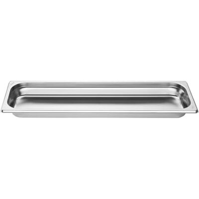 VOGUE Bandeja Gastronorm de acero inoxidable, GN 2/4 40 mm VOGUE Bandeja Gastronorm de acero inoxidable, GN 2/4 40 mm