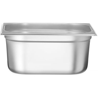HENDI Recipiente Gastronorm GN 1/2, Budget Line, resistencia térmica -40 °C a 250 °C, apto para horno y baño maría, 9,5L, 325x265x(H) 150mm, acero inoxidable HENDI Recipiente Gastronorm GN 1/2, Budget Line, resistencia térmica -40 °C a 250 °C, apto para horno y baño maría, 9,5L, 325x265x(H) 150mm, acero inoxidable