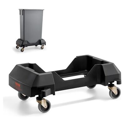 VEVOR Plataforma Rodante para Contenedores de Basura, Base Rodante Delgada para Contenedores de Basura con 4 Ruedas Bloqueables, Capacidad de Peso de 90,1 kg, Carrito Rodante Multiuso, Negro VEVOR Plataforma Rodante para Contenedores de Basura, Base Rodante Delgada para Contenedores de Basura con 4 Ruedas Bloqueables, Capacidad de Peso de 90,1 kg, Carrito Rodante Multiuso, Negro