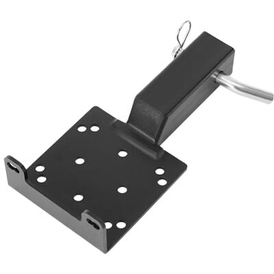 VEVOR Soporte de Cabrestante, Soporte de Enganche de Remolque con Receptor de 50,8 mm, Orificios para Pernos de 2/4, Capacidad de 1633 kg para Vehículos Todoterreno, UTV y Camionetas, Negro VEVOR Soporte de Cabrestante, Soporte de Enganche de Remolque con Receptor de 50,8 mm, Orificios para Pernos de 2/4, Capacidad de 1633 kg para Vehículos Todoterreno, UTV y Camionetas, Negro
