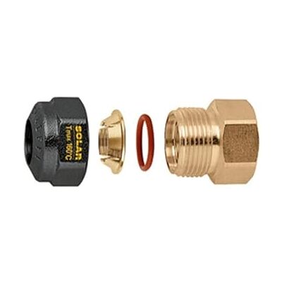 CALEFFI 254058 Conector Mecánico Femenino - Conexión para Sistemas Solares CALEFFI 254058 Conector Mecánico Femenino - Conexión para Sistemas Solares
