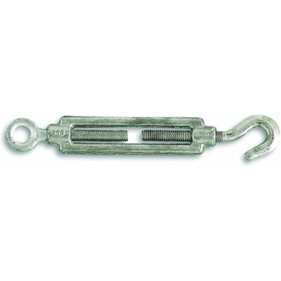 Chapuis Tensor 1 ojal + 1 gancho Acero galvanizado 420 kg Para cable de 14 mm de diámetro Chapuis Tensor 1 ojal + 1 gancho Acero galvanizado 420 kg Para cable de 14 mm de diámetro
