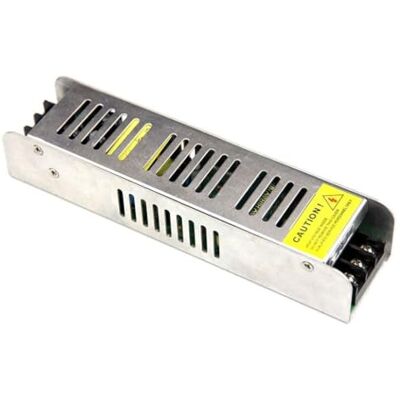 V-TAC Fuente de alimentación Slim 120 W, 10 A 12 V 1 salida con terminales de tornillo V-TAC Fuente de alimentación Slim 120 W, 10 A 12 V 1 salida con terminales de tornillo