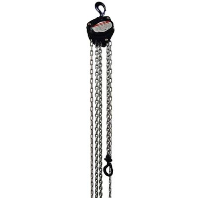 Dolezych DoLast Black Series Polea de engranaje helicoidal (capacidad de carga de 500 kg, longitud de cadena de 3 m, protección contra sobrecarga) Dolezych DoLast Black Series Polea de engranaje helicoidal (capacidad de carga de 500 kg, longitud de cadena de 3 m, protección contra sobrecarga)
