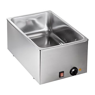 SARO BM 160 Baño maría, para 1 GN 1/1 o 2 GN 1/2 o 3 GN 1/3, acero inoxidable, termostato, luz indicadora, 0-100 °C, 1 kW SARO BM 160 Baño maría, para 1 GN 1/1 o 2 GN 1/2 o 3 GN 1/3, acero inoxidable, termostato, luz indicadora, 0-100 °C, 1 kW