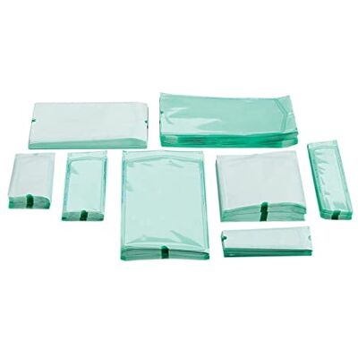 GIMA Eline-Bolsas Autoadhesivas para Esterilización por Vapor o ETO, en Papel y Film Médico, Tira Adhesiva Doble Cara y pliegue de cierre, Dimensiones Externas/Internas mm: 90x165/68x150, 2400 uds (12x200) GIMA Eline-Bolsas Autoadhesivas para Esterilización por Vapor o ETO, en Papel y Film Médico, Tira Adhesiva Doble Cara y pliegue de cierre, Dimensiones Externas/Internas mm: 90x165/68x150, 2400 uds (12x200)