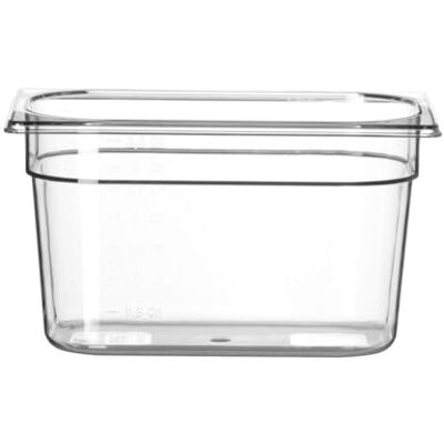 Hendi Profi Line GN 1/4 4L Policarbonato Bandeja Gastronorm - Food Pan Hendi Profi Line GN 1/4 4L Policarbonato Bandeja Gastronorm - Food Pan