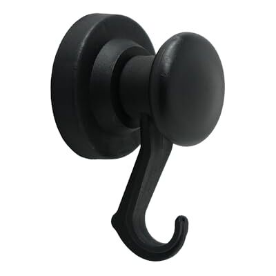 first4magnets Magnet Expert 43mm Diámetro De Goma Recubierto De Imán De Neodimio Con Gancho Giratorio-negro (paquete De 20) first4magnets Magnet Expert 43mm Diámetro De Goma Recubierto De Imán De Neodimio Con Gancho Giratorio-negro (paquete De 20)