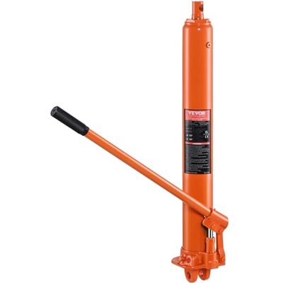 VEVOR Gato hidráulico de ariete Largo, Cilindro de elevación de Motor de 8 toneladas con Bomba de pistón único y Base de Horquilla, Cilindro de ariete hidráulico para polipastos de elevación de Motor VEVOR Gato hidráulico de ariete Largo, Cilindro de elevación de Motor de 8 toneladas con Bomba de pistón único y Base de Horquilla, Cilindro de ariete hidráulico para polipastos de elevación de Motor