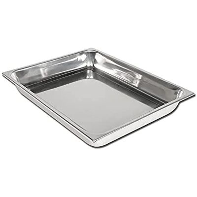 GIMA Bandeja de instrumental de acero inoxidable, 380 x 304 x 50 mm GIMA Bandeja de instrumental de acero inoxidable, 380 x 304 x 50 mm