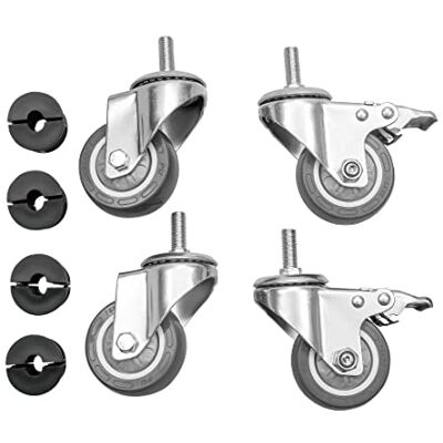 VOGUE Ruedas para mesa de acero inoxidable (4 unidades) VOGUE Ruedas para mesa de acero inoxidable (4 unidades)