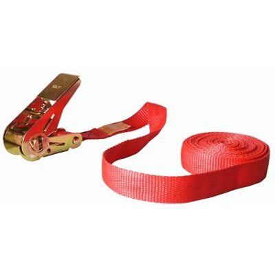 Chapuis Correa de Carga Plástica con Tensor de Trinquete 80 kg 5 m 25 mm Vehículos Diferentes Chapuis Correa de Carga Plástica con Tensor de Trinquete 80 kg 5 m 25 mm Vehículos Diferentes