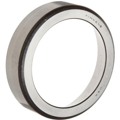 Timken Cónico rodillo cojinete exterior Carrera Copa, acero, pulgadas, 3.750 "Diámetro exterior, 0.9063" Ancho de copa Timken Cónico rodillo cojinete exterior Carrera Copa, acero, pulgadas, 3.750 "Diámetro exterior, 0.9063" Ancho de copa