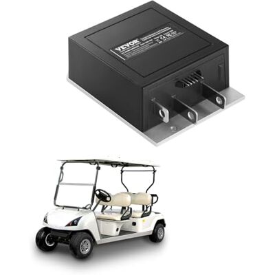 VEVOR Controlador de Velocidad para Carrito de Golf, Reemplazo de Controlador de Motor CC para Carritos de Golf EZGO 1994-2019, Impermeable IP65, Compatible Modelos , 180 x 123 x 62 mm VEVOR Controlador de Velocidad para Carrito de Golf, Reemplazo de Controlador de Motor CC para Carritos de Golf EZGO 1994-2019, Impermeable IP65, Compatible Modelos , 180 x 123 x 62 mm