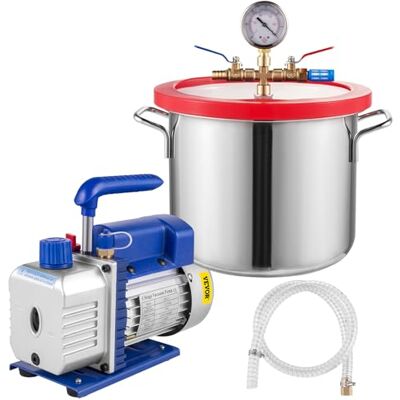 VEVOR Mophorn Bomba de Vacío 3CFM 1/4HP Bomba de Vacío para Aire Acondicionado de Etapa Única Bomba de Vacio Coche con un Cubo de Vacío de 1.5 Galones VEVOR Mophorn Bomba de Vacío 3CFM 1/4HP Bomba de Vacío para Aire Acondicionado de Etapa Única Bomba de Vacio Coche con un Cubo de Vacío de 1.5 Galones