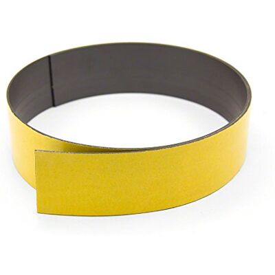 first4magnets Cinta Magnética Flexible Magflex® Con Un Auto Adhesivo Premium Diseñado Para Proporcionar Un Fuerte Agarre en Las Superficies A Base de Metal Magnético 50mm de Ancho Polaridad A 5M Longitud first4magnets Cinta Magnética Flexible Magflex® Con Un Auto Adhesivo Premium Diseñado Para Proporcionar Un Fuerte Agarre en Las Superficies A Base de Metal Magnético 50mm de Ancho Polaridad A 5M Longitud