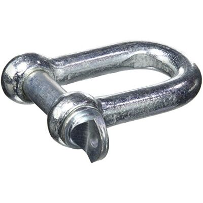 Chapuis grilletes derecha acero galvanizado carga de trabajo indicative/eje, Gris, 18/28 mm Chapuis grilletes derecha acero galvanizado carga de trabajo indicative/eje, Gris, 18/28 mm