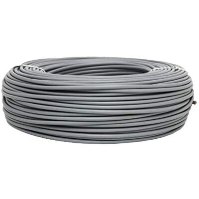 Cofan Rollo Cable Eléctrico de 100 m H07V-K Sección 1 x 6 mm2 Color gris Cofan Rollo Cable Eléctrico de 100 m H07V-K Sección 1 x 6 mm2 Color gris