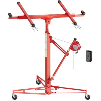 WilTec Elevador de paneles multiaccionamiento hasta máx. 68 kg, altura de elevación de paneles de 140 a 340 cm ancho máximo 2,95 m con accionamiento por cadena, auxiliar de montaje placas de yeso WilTec Elevador de paneles multiaccionamiento hasta máx. 68 kg, altura de elevación de paneles de 140 a 340 cm ancho máximo 2,95 m con accionamiento por cadena, auxiliar de montaje placas de yeso