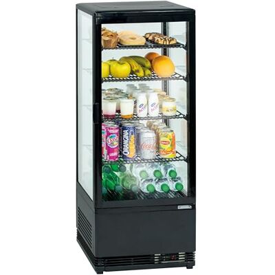 Casselin Vitrina refrigerada positiva 98L negra Casselin Vitrina refrigerada positiva 98L negra