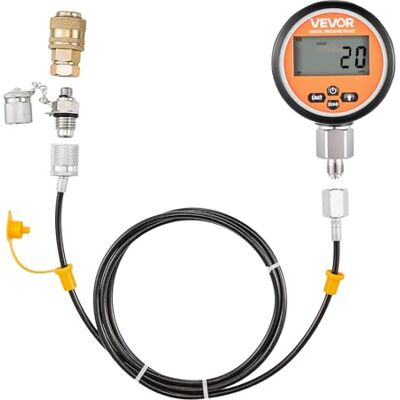 VEVOR Juego Compacto de Acoplamiento para Prueba de Presión Hidráulica Digital, 0–700 bar, con 1 Manómetro, 1 Acoplamiento de Prueba y 1 de Rápido, 1 Manguera para Excavadoras y 1 de Construcción VEVOR Juego Compacto de Acoplamiento para Prueba de Presión Hidráulica Digital, 0–700 bar, con 1 Manómetro, 1 Acoplamiento de Prueba y 1 de Rápido, 1 Manguera para Excavadoras y 1 de Construcción