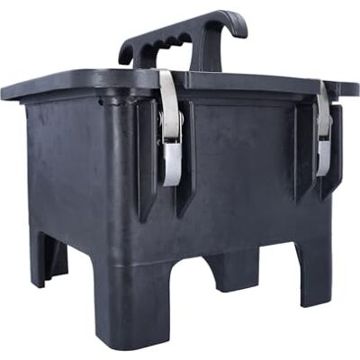 as - Schwabe as Schwabe Carcasa de goma maciza vacía con rieles de soporte, 360 x 340 x 330 mm, carcasa eléctrica resistente, color negro, para industria, taller y construcción as - Schwabe as Schwabe Carcasa de goma maciza vacía con rieles de soporte, 360 x 340 x 330 mm, carcasa eléctrica resistente, color negro, para industria, taller y construcción