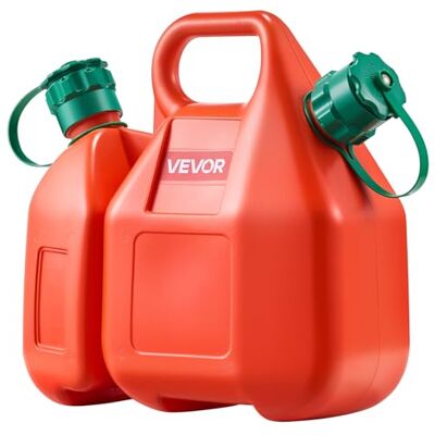 VEVOR Bidón de Gasolina de 6 L, Contenedor Adicional de 1,9 L, Tanque de Combustible de HDPE y PP, Caudal Máximo de 5,5 L/min, a Prueba de Fugas, para la Mayoría de Autos, Motocicletas, ATV, UTV VEVOR Bidón de Gasolina de 6 L, Contenedor Adicional de 1,9 L, Tanque de Combustible de HDPE y PP, Caudal Máximo de 5,5 L/min, a Prueba de Fugas, para la Mayoría de Autos, Motocicletas, ATV, UTV