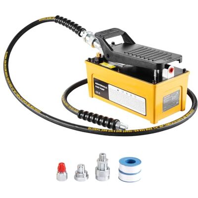 VEVOR Bomba Hidráulica Neumática de 10000 PSI Depósito de 2,3 L, Salida de Aceite NPT de 16,66 mm Entrada NPT de 13,7 mm, Bomba de Pedal Accionada por Aire para Máquinas de Reparación de Automóviles VEVOR Bomba Hidráulica Neumática de 10000 PSI Depósito de 2,3 L, Salida de Aceite NPT de 16,66 mm Entrada NPT de 13,7 mm, Bomba de Pedal Accionada por Aire para Máquinas de Reparación de Automóviles