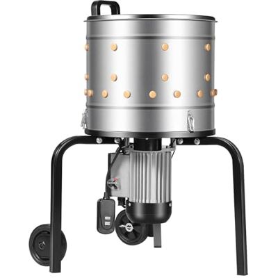 VEVOR Desplumadora Eléctrica de Aves, Tambor de 400 mm, 500 W, 230 RPM, 114 Dedos Suaves y Ruedas de Transporte, Removedor de Plumas de Acero Inoxidable a Procesar 1-2 Pollos, 595 x 556 x 800 mm VEVOR Desplumadora Eléctrica de Aves, Tambor de 400 mm, 500 W, 230 RPM, 114 Dedos Suaves y Ruedas de Transporte, Removedor de Plumas de Acero Inoxidable a Procesar 1-2 Pollos, 595 x 556 x 800 mm