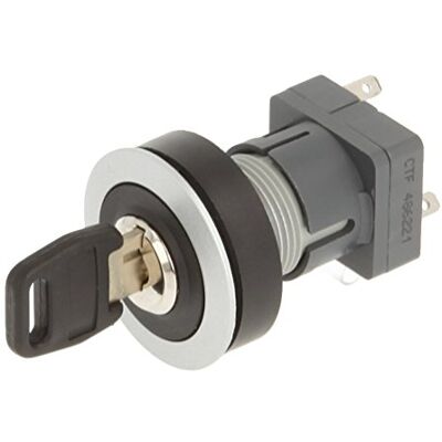 Schlegel 23.001.434 Interruptor de llave - Metálico, 2 posiciones, IP65 Schlegel 23.001.434 Interruptor de llave - Metálico, 2 posiciones, IP65