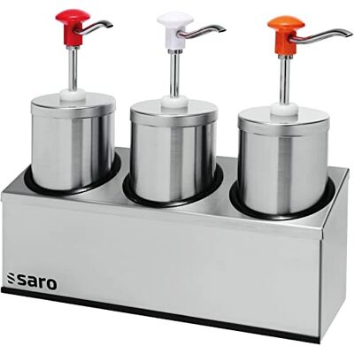 SARO Dispensador de salsa PD-006 3 x 2,25 ltr SARO Dispensador de salsa PD-006 3 x 2,25 ltr