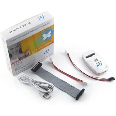 Waveshare ST-Link / V2 CN for STM32 STM8 MCUs USB JTAG SWD In-Circuit Programmer Debugger Emulator Waveshare ST-Link / V2 CN for STM32 STM8 MCUs USB JTAG SWD In-Circuit Programmer Debugger Emulator
