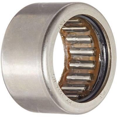 INA Rodamiento de agujas HK1814RS, taza dibujada enjaulada, anillo exterior y rodillo, jaula de acero, extremo abierto, solo sello, métrico, 18 mm de diámetro, 24 mm de ancho, 9500 rpm velocidad máxima de rotación INA Rodamiento de agujas HK1814RS, taza dibujada enjaulada, anillo exterior y rodillo, jaula de acero, extremo abierto, solo sello, métrico, 18 mm de diámetro, 24 mm de ancho, 9500 rpm velocidad máxima de rotación