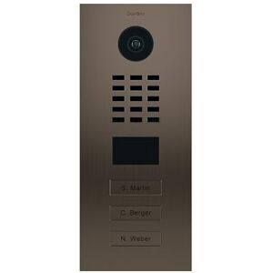 Doorbird Portero de vídeo IP con 3 timbres, color bronce Doorbird Portero de vídeo IP con 3 timbres, color bronce
