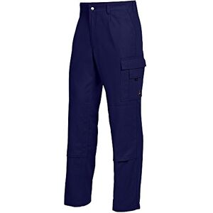 BP -33L Pantalones de trabajo con espalda elástica (300,00 g/m2, algodón puro, 48 cm), color azul oscuro BP -33L Pantalones de trabajo con espalda elástica (300,00 g/m2, algodón puro, 48 cm), color azul oscuro
