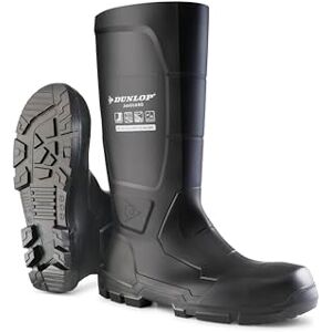 Dunlop JobGUARD S5 – Botas de trabajo para hombre y mujer Impermeables con puntera de acero, resistentes a productos químicos, altas y antideslizantes – Negras – 37–49 Dunlop JobGUARD S5 – Botas de trabajo para hombre y mujer Impermeables con puntera de acero, resistentes a productos químicos, altas y antideslizantes – Negras – 37–49