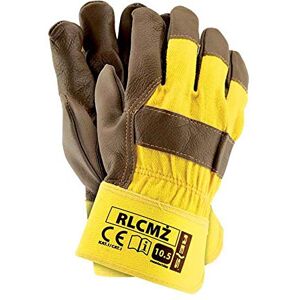 REIS Rlcmz Guantes de protección, color amarillo y oscuro, 10 tamaños, 12 unidades REIS Rlcmz Guantes de protección, color amarillo y oscuro, 10 tamaños, 12 unidades