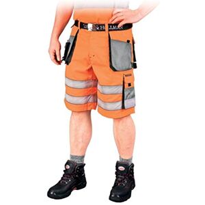 REIS -FMNX-TS_PSBM Pantalón corto de protección, talla M, color naranja, gris y negro REIS -FMNX-TS_PSBM Pantalón corto de protección, talla M, color naranja, gris y negro